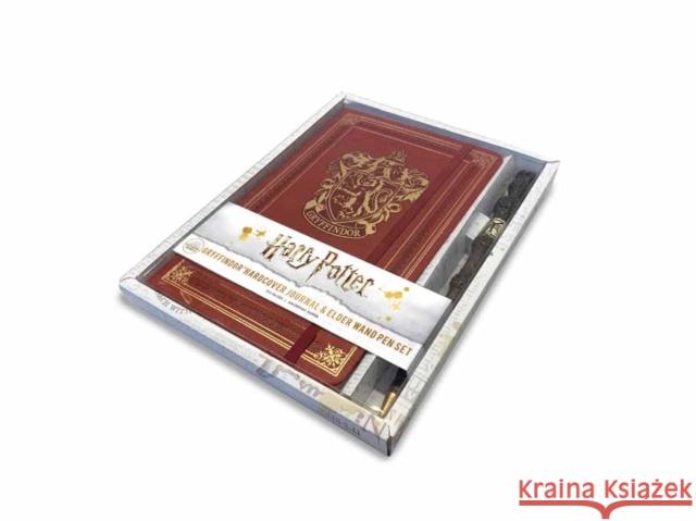 Harry Potter: Gryffindor Hardcover Journal and Elder Wand Pen Set Insight Editions 9781683837633 Insights - książka