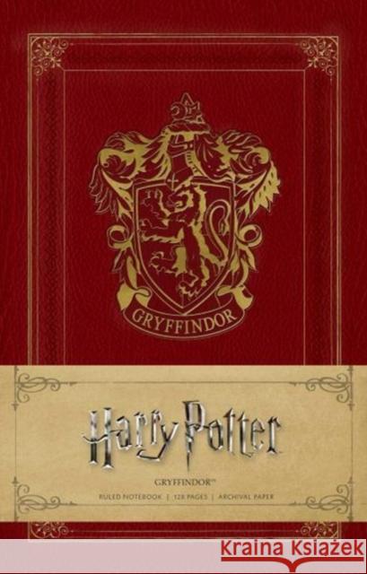 Harry Potter: Gryffindor Ruled Notebook Insight Editions 9781683833017 Insight Editions - książka