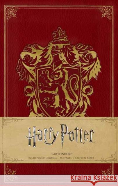 Harry Potter: Gryffindor Ruled Pocket Journal Insight Editions 9781683830313 Insight Editions - książka