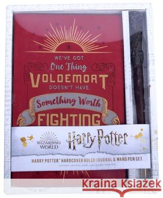 Harry Potter: Harry Potter Hardcover Ruled Journal and Wand Pen Set Insight Editions 9781683839811 Insight Editions - książka