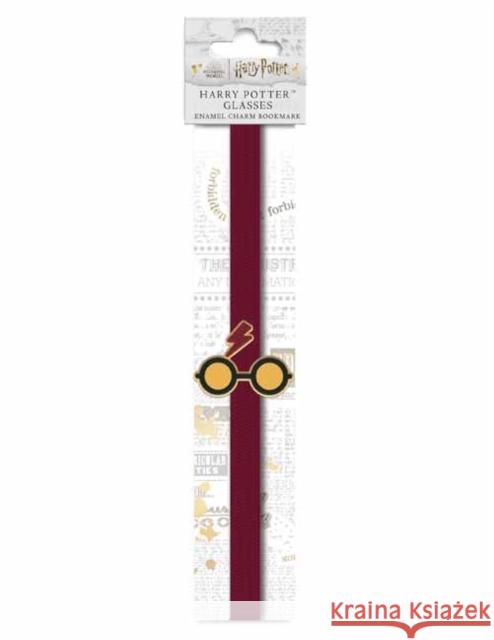 Harry Potter: Harry's Glasses Enamel Charm Bookmark Insight Editions 9781647228064 Insight Editions - książka