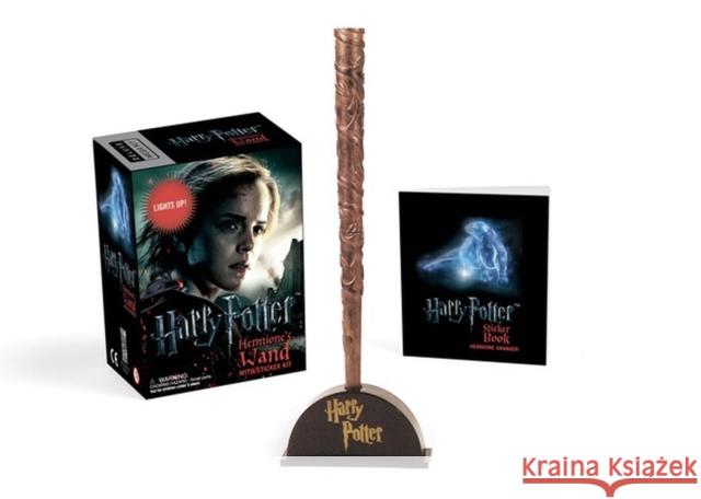 Harry Potter Hermione's Wand with Sticker Kit: Lights Up! Running Press 9780762459322 Running Press - książka