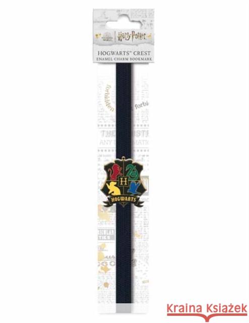 Harry Potter: Hogwarts Crest Enamel Charm Bookmark Insight Editions 9781647228071 Insight Editions - książka