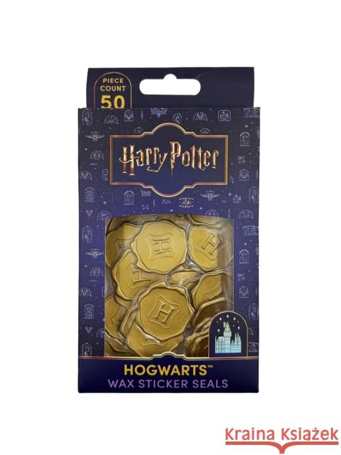 Harry Potter: Hogwarts Gold Wax Sticker Seals (Set of 50) Insight Editions 9798886639902 Insight Editions - książka