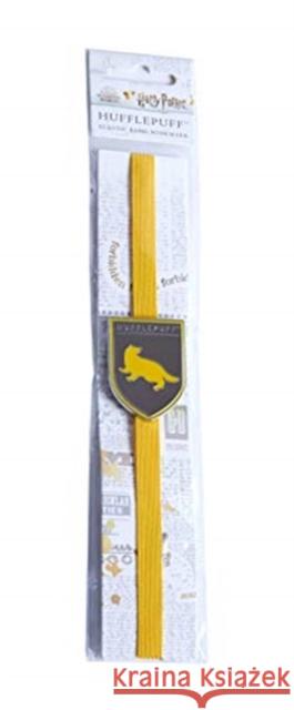 Harry Potter: Hufflepuff Elastic Band Bookmark Insight Editions 9781647222567 Insight Editions - książka