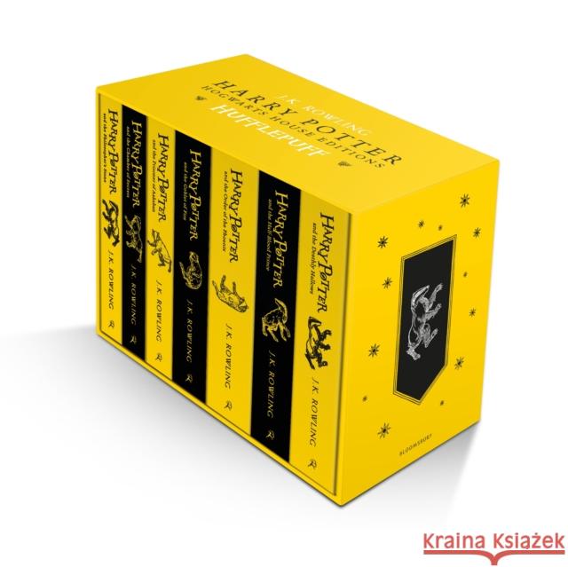 Harry Potter Hufflepuff House Editions Paperback Box Set J.K. Rowling 9781526624550 Bloomsbury Publishing PLC - książka