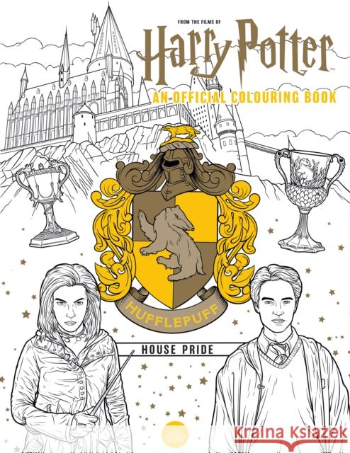 Harry Potter: Hufflepuff House Pride: The Official Colouring Book Various Contributors. 9781849947480 Batsford - książka