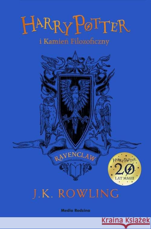 Harry Potter i kamień filozoficzny. Ravenclaw Rowling Joanne K. 9788380087620 Media Rodzina - książka