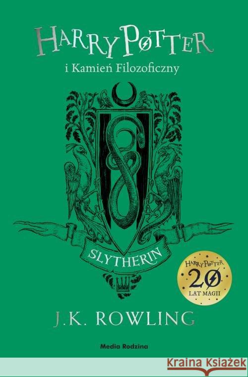 Harry Potter i kamień filozoficzny. Slytherin Rowling Joanne K. 9788380087606 Media Rodzina - książka