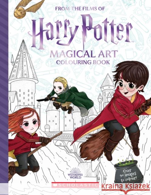 Harry Potter: Magical Art Colouring Book Cala Spinner 9780702317804 Scholastic - książka