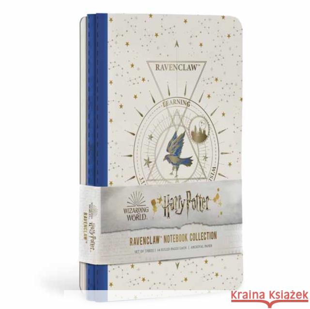 Harry Potter: Ravenclaw Constellation Sewn Notebook Collection (Set of 3) Insight Editions 9781647220815 Insights - książka