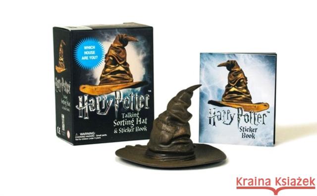 Harry Potter Talking Sorting Hat and Sticker Book: Which House Are You? Running Press 9780762461769 Running Press - książka