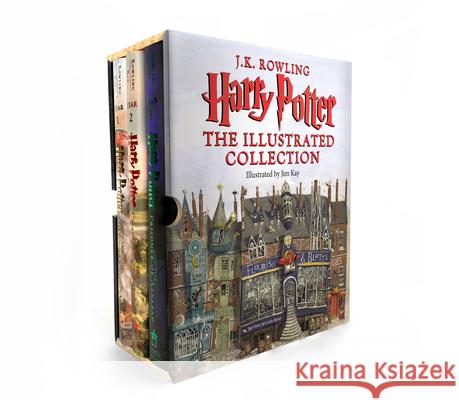 Harry Potter: The Illustrated Collection (Books 1-3 Boxed Set) Rowling, J. K. 9781338312911 Arthur A. Levine Books - książka