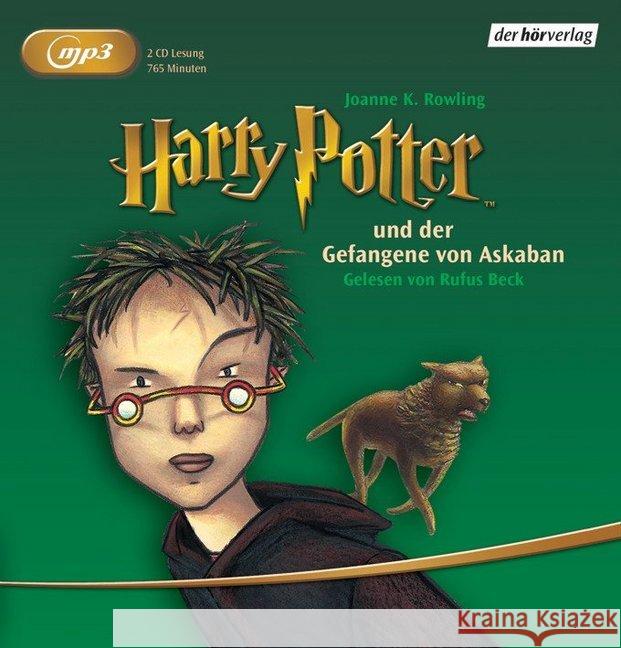 Harry Potter und der Gefangene von Askaban, 2 MP3-CDs : Vollständige Lesung Rowling, Joanne K. 9783867176538 DHV Der HörVerlag - książka