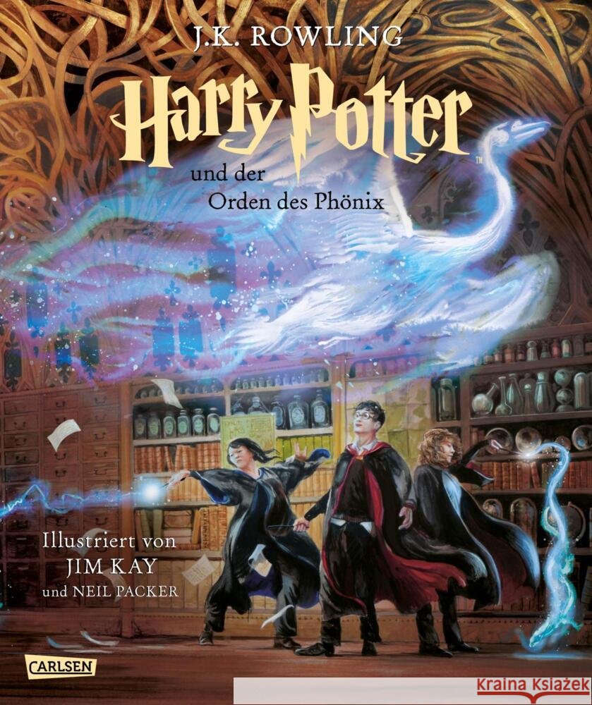 Harry Potter und der Orden des Phönix (farbig illustrierte Schmuckausgabe) (Harry Potter 5) Rowling, J. K. 9783551559050 Carlsen - książka