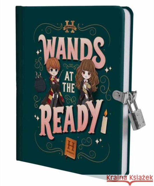 Harry Potter: Wands at the Ready Lock & Key Diary Insights 9798886633832 Insights - książka