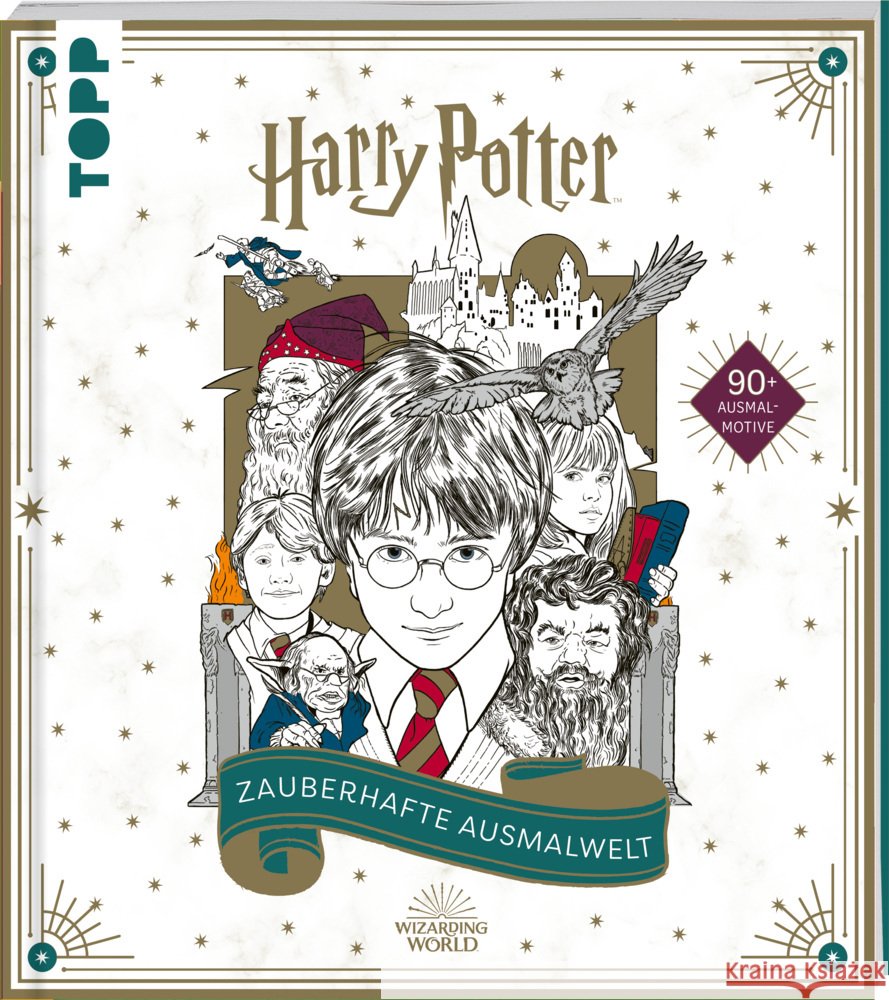 Harry Potter - Zauberhafte Ausmalwelt  9783772447402 Frech - książka
