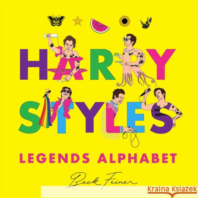 Harry Styles Legends Alphabet Beck Feiner 9780645851434 Alphabet Legends Pty Ltd - książka