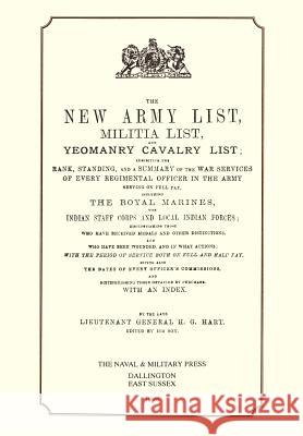 Hart's Army List 1895 Hart 9781847340498 Naval & Military Press - książka