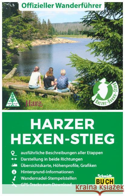 Harzer Hexen-Stieg : Offizieller Wanderführer in beide Richtungen. GPS-Tracks zum Download Bauer, Hans; Schmidt, Marion 9783945974162 Schmidt-Buch-Verlag, Wernigerode - książka