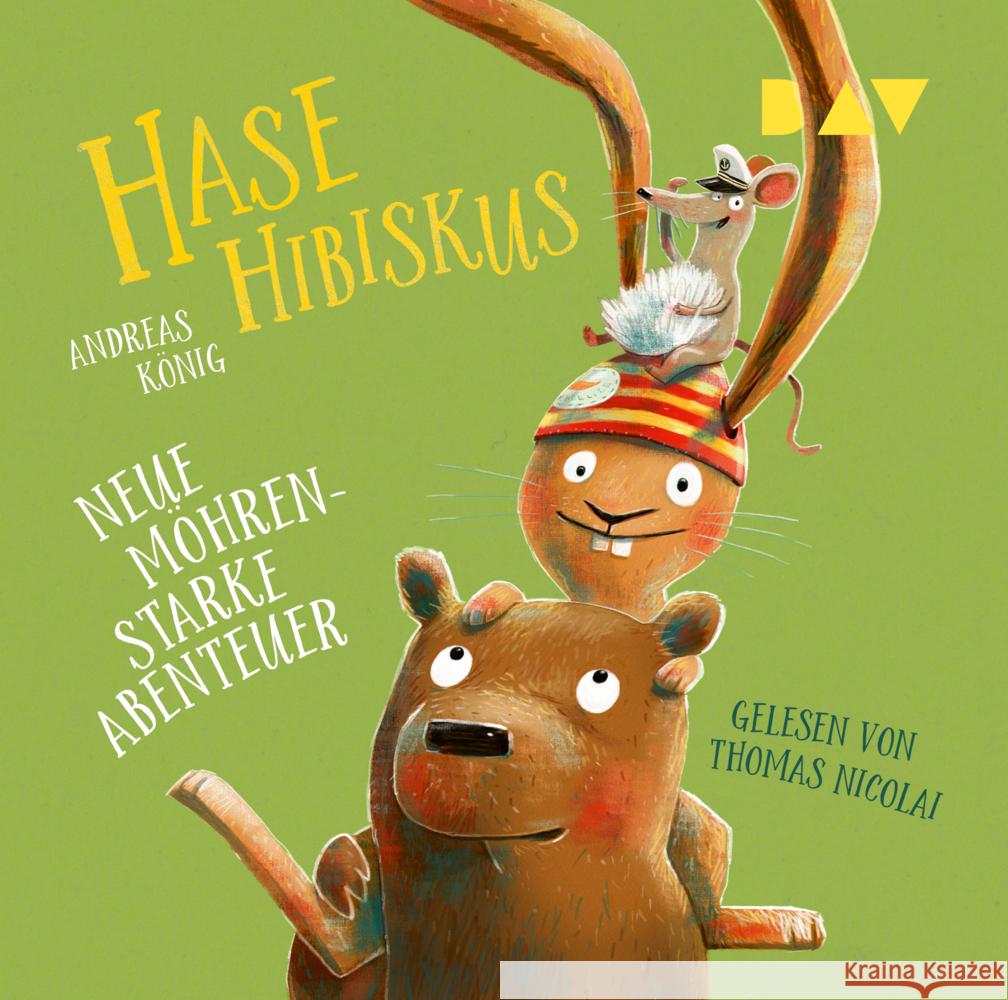 Hase Hibiskus. Neue möhrenstarke Abenteuer, 1 Audio-CD König, Andreas 9783742434326 Der Audio Verlag, DAV - książka