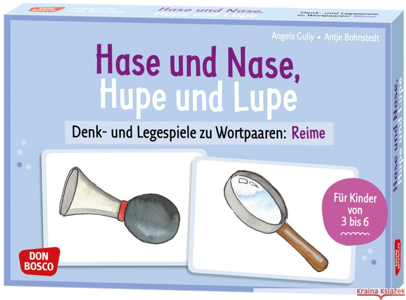 Hase und Nase, Hupe und Lupe Gully, Angela 4260694924044 Don Bosco Medien - książka