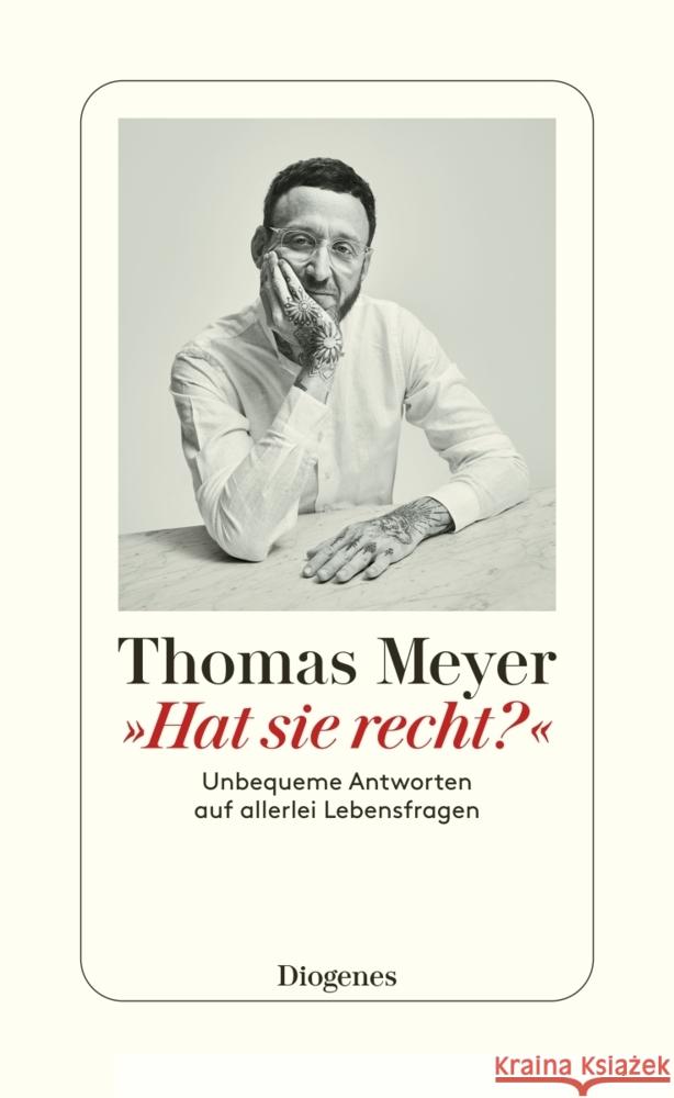 »Hat sie recht?« Meyer, Thomas 9783257300864 Diogenes - książka