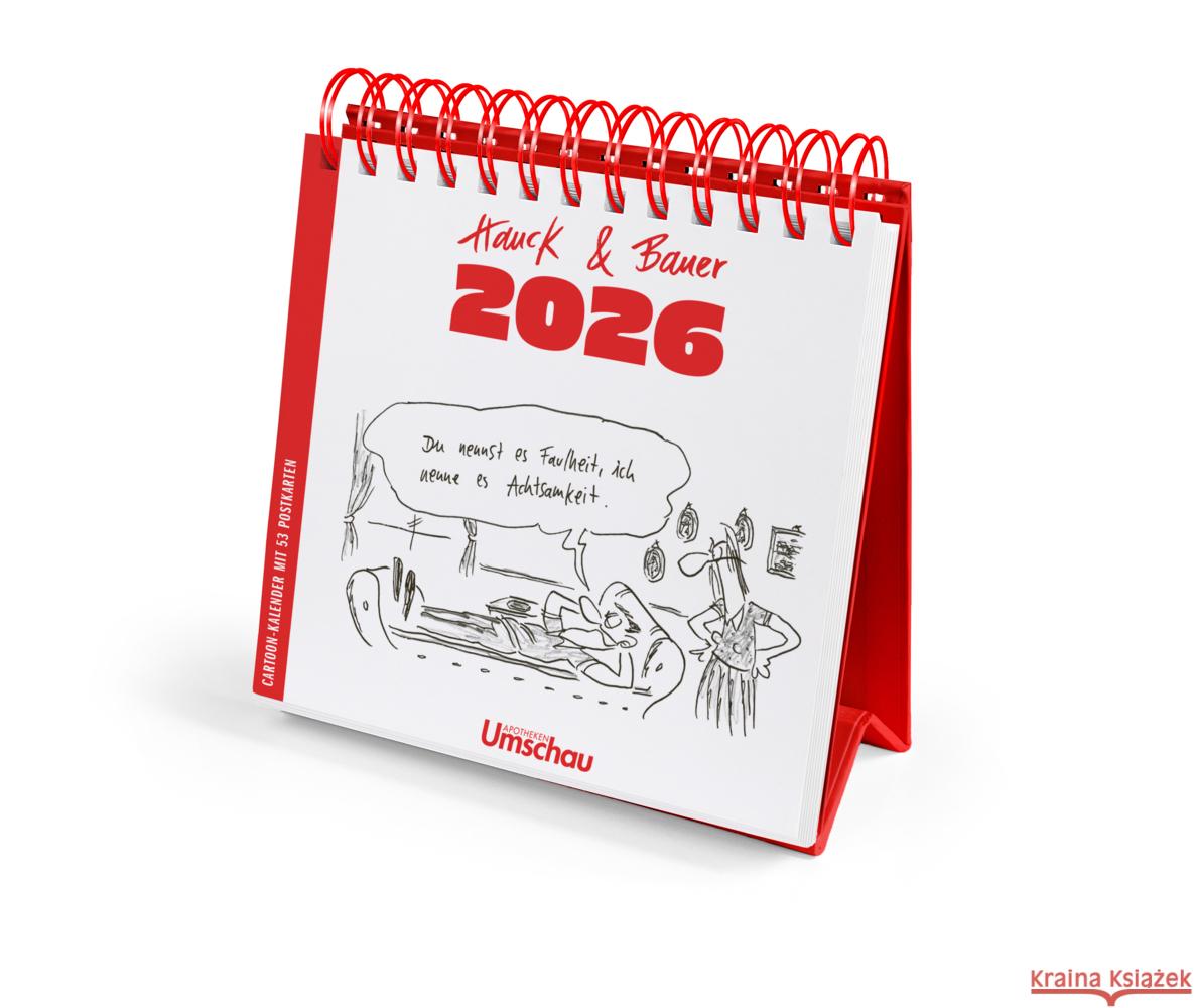 Hauck & Bauer Postkartenkalender 2026 Bauer, Dominik 9783927216914 Wort & Bild Verlag - książka