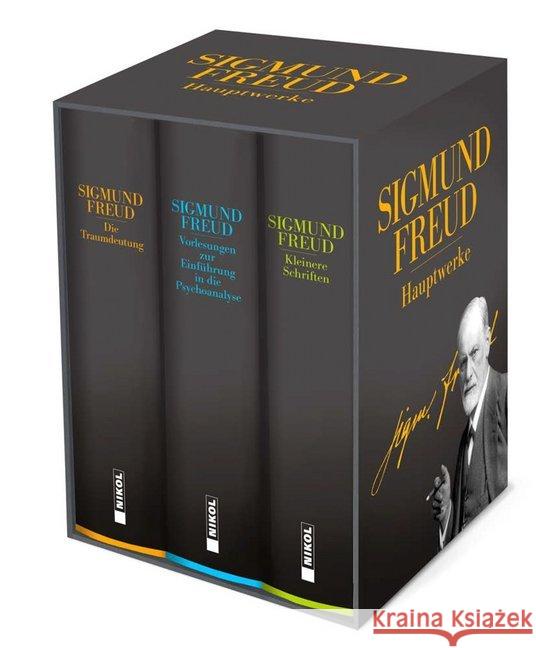 Hauptwerke, 3 Bde. : Die Traumdeutung / Vorlesung zur Einführung in die Psychoanalyse / Kleinere Schriften Freud, Sigmund 9783868205664 Nikol Verlag - książka