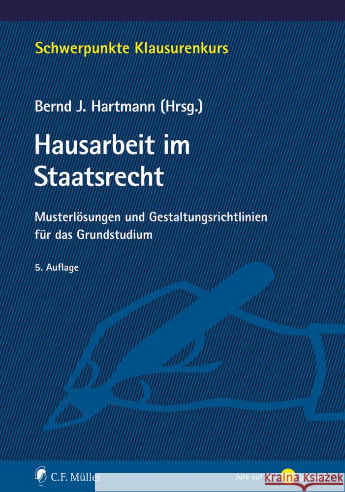 Hausarbeit im Staatsrecht Barczak, Tristan, Schmidt, Thorsten Ingo, Tappe, Henning 9783811461444 C.F. Müller - książka