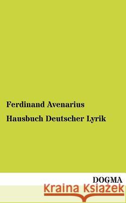 Hausbuch Deutscher Lyrik  9783955079031 Dogma - książka