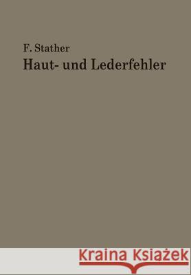 Haut- Und Lederfehler Fritz Stather 9783709178140 Springer - książka