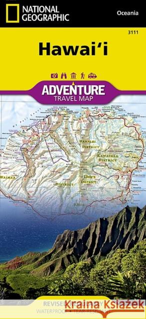 Hawaii Map National Geographic Maps 9781566956512 Not Avail - książka