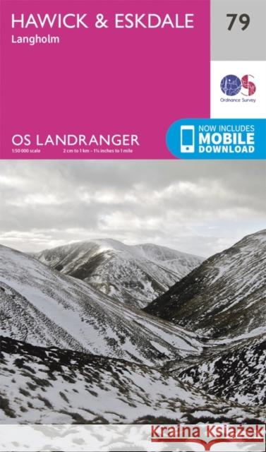 Hawick & Eskdale, Langholm Ordnance Survey 9780319261774 Ordnance Survey - książka