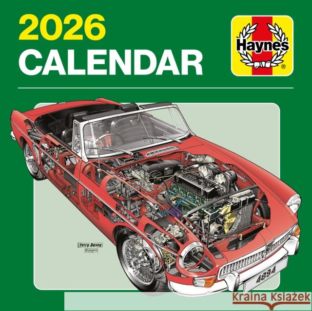 Haynes Calendar 2026 Haynes Publishing 9781785219429 Haynes Publishing Group - książka