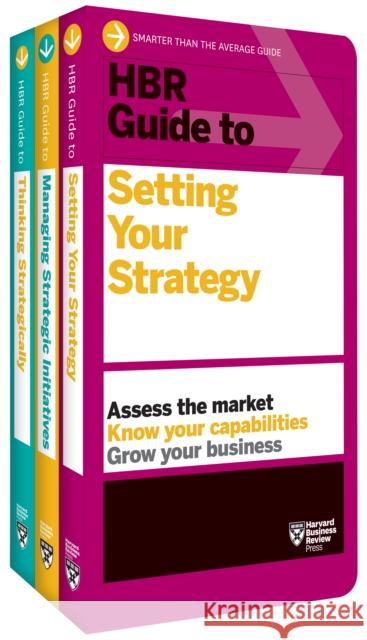 HBR Guides to Building Your Strategic Skills Collection (3 Books) Harvard Business Review 9781633699298 Harvard Business Review Press - książka