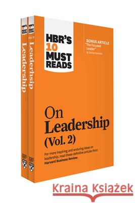 Hbr's 10 Must Reads on Leadership 2-Volume Collection Harvard Business Review 9781633699373 Harvard Business Review Press - książka