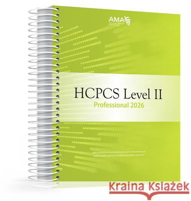 HCPCS 2026 Level II Professional Edition American Medical Association 9781640163300 American Medical Association Press - książka