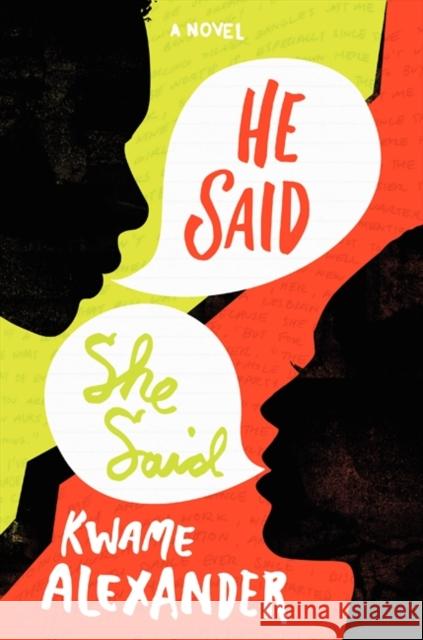 He Said, She Said Kwame Alexander 9780062118967 Amistad Press - książka