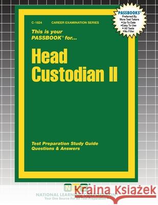 Head Custodian II Passbooks 9781799318248 National Learning Corp - książka