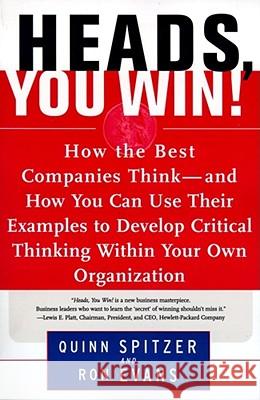 Heads, You Win! Spitzer 9780684838755 Simon & Schuster - książka