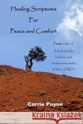 Healing Scriptures for Peace and Comfort Carrie Payne 9781544923802 Createspace Independent Publishing Platform - książka