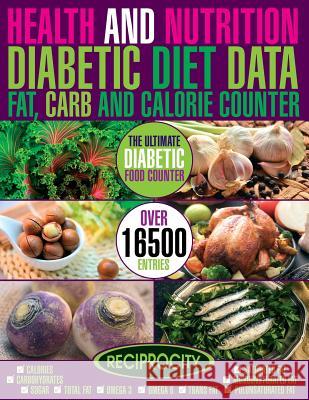 Health & Nutrition, Diabetic Diet Data, Fat, Carb & Calorie Counter: Government data count essential for Diabetics on Calories, Carbohydrate, Sugar co Fatherington, Susan 9781539632610 Createspace Independent Publishing Platform - książka