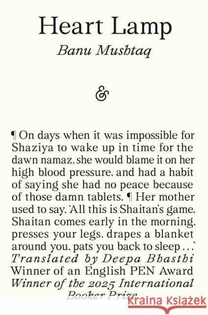 Heart Lamp: Winner of the 2025 International Booker Prize Banu Mushtaq 9781916751163  - książka