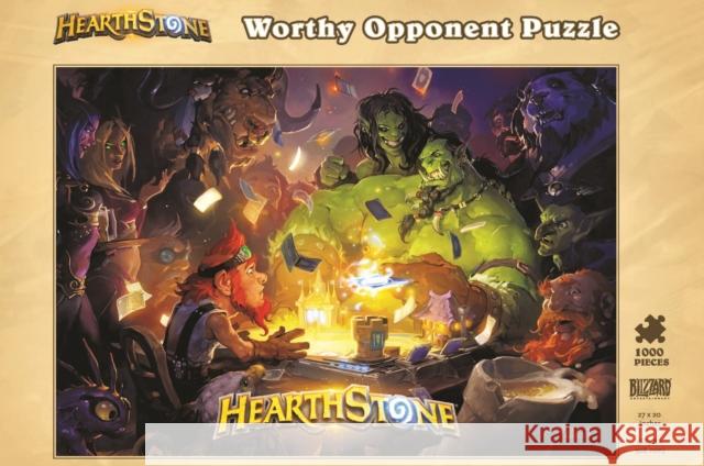 Hearthstone: Worthy Opponent Puzzle Blizzard Entertainment 9781945683855 Blizzard Entertainment - książka