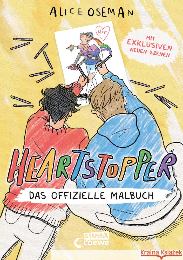 Heartstopper - Das offizielle Malbuch Oseman, Alice 9783743215979 Loewe - książka