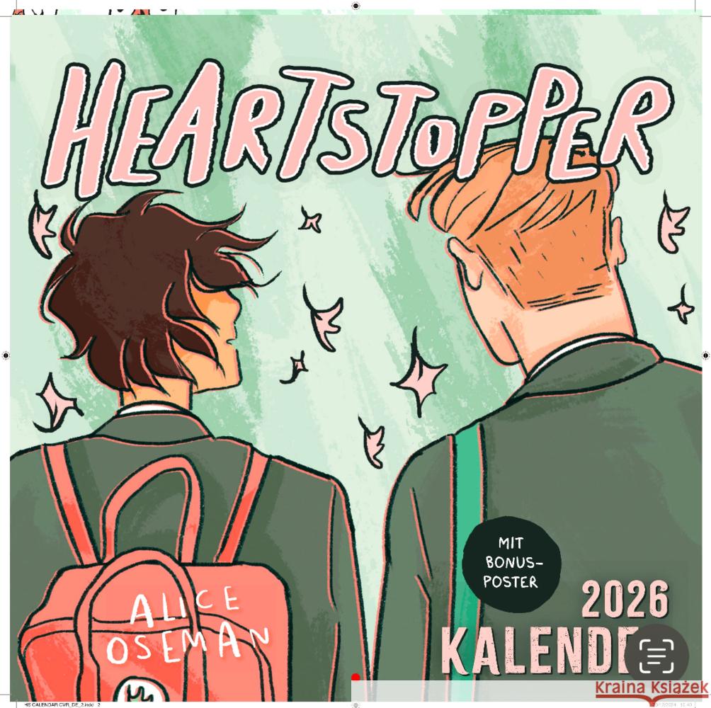 Heartstopper Kalender 2026 Oseman, Alice 9783962444839 Laurence King Verlag GmbH - książka