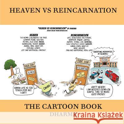 Heaven Vs Reincarnation: The Cartoon Book Dharma 9781912850334 Clink Street Publishing - książka