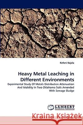Heavy Metal Leaching in Different Environments Kefeni Kejela 9783838367491 LAP Lambert Academic Publishing - książka