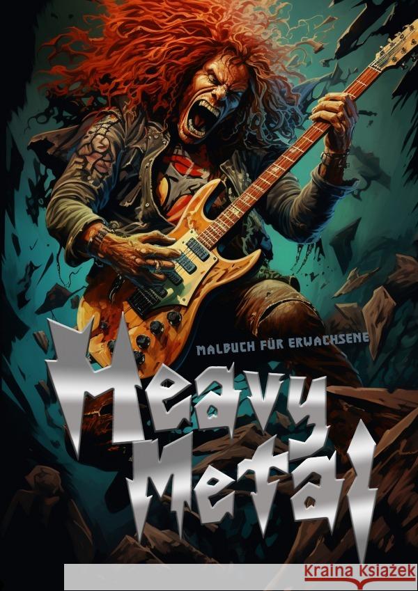 Heavy Metal Malbuch für Erwachsene Publishing, Monsoon, Grafik, Musterstück 9783758409080 epubli - książka